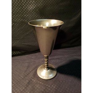 F.B. Rogers Silver Company Italy Silverplate 7" Wine Goblet